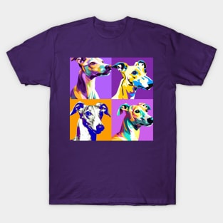 Whippet Pop Art - Dog Lover Gifts T-Shirt